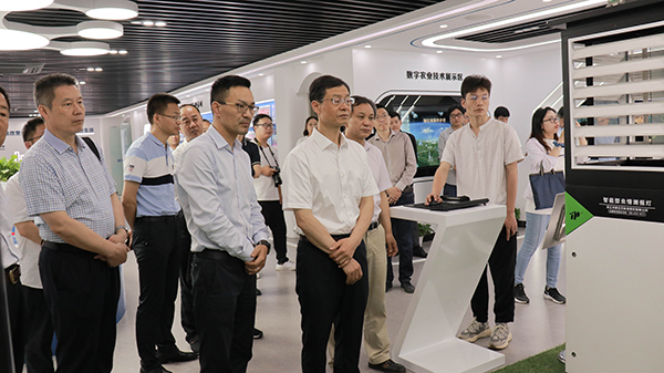 谢建华主任一行还参观了金年会智慧展厅
